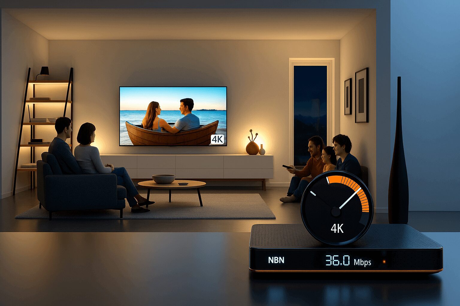 4K Streaming with Reliable NBN Internet